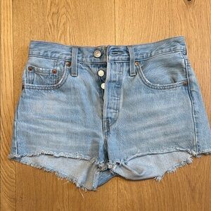 Levi's Light Blue Jean Shorts sz 24